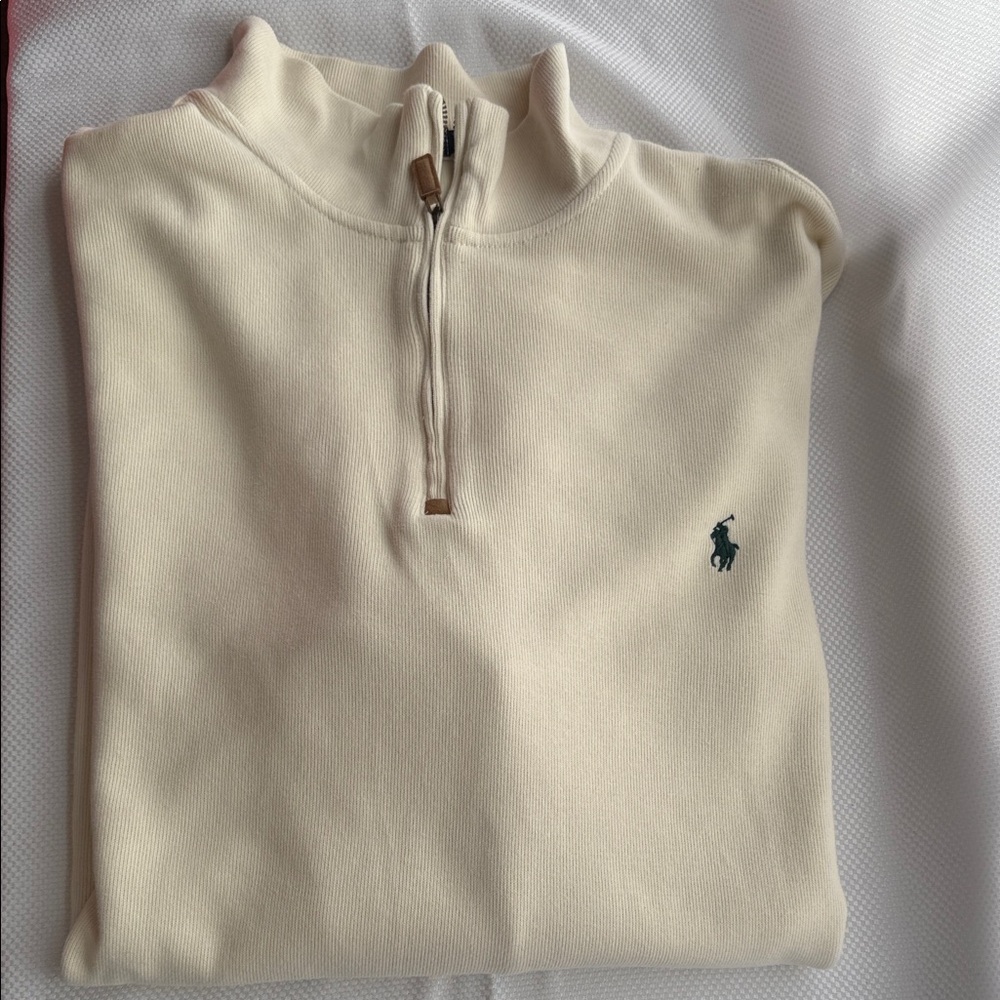 Polo Ralph Lauren Cream Sweater - 2XL Tall